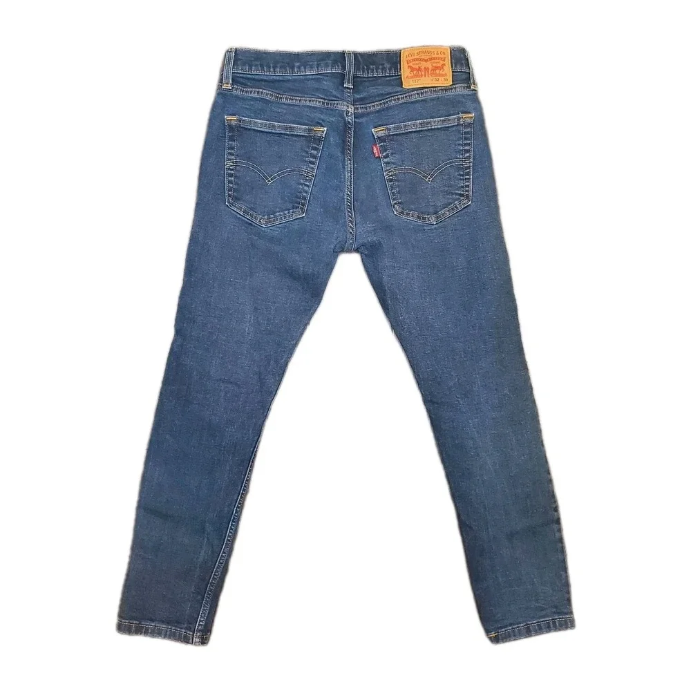 Levis 512 Men's Jeans Size 32x30 Blue Medium Wash Slim Taper Fit Classic Denim